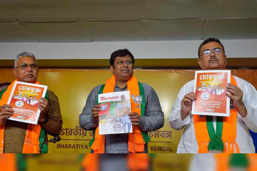 Panchayat polls BJP releases manifesto for Bengal panchayat polls