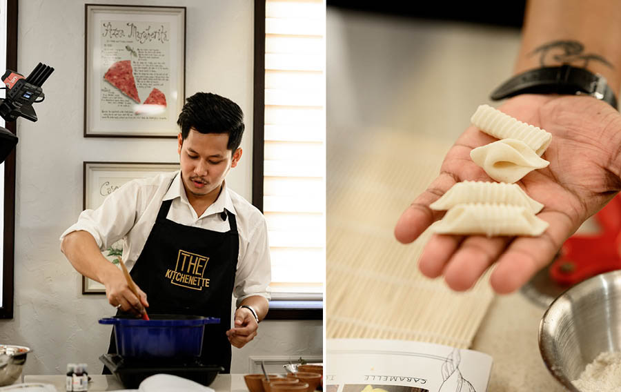 It was raining pasta on Day Two! This was conducted by the winner of MasterChef Season 7, Nayanjyoti Saikia who taught the curious aspiring chefs to make eggless pasta recipes from scratch