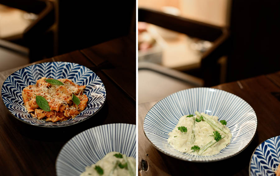 Additionally, Nayanjyoti guided participants in the art of rolling and shaping unfilled pasta. These included Fettuccine, Gnocchi Tette, Farfalle, Garganelli and Sorpresine