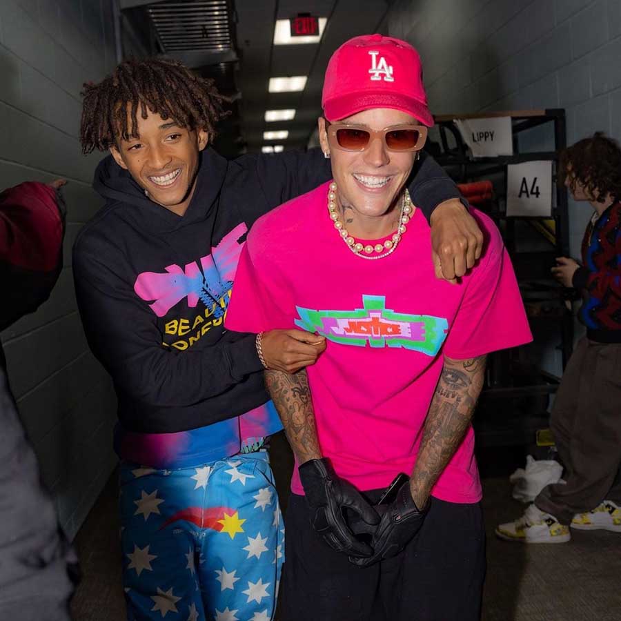 The Love Yourself singer shares a close bond with The Karate Kid actor Jaden Smith who featured on his Never Say Never music video in 2010.