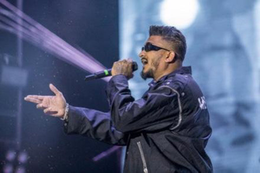 Rapper DIVINE brought on his A-game with songs like Baazigar and Mirchi.