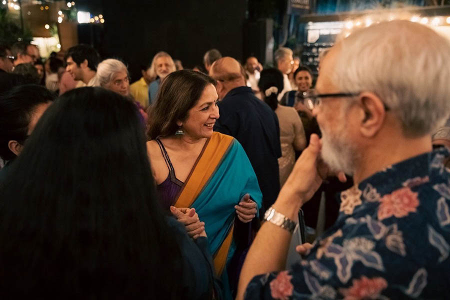 Neena Gupta, who will be next seen in Mrs Chatterjee Vs Norway, looked resplendent in a sari.