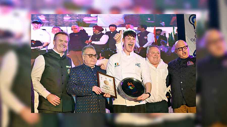 Matthew Albert Looram from Ireland was the Plate Trophy Winner of the 9th edition of IIHM Young Chef Olympiad