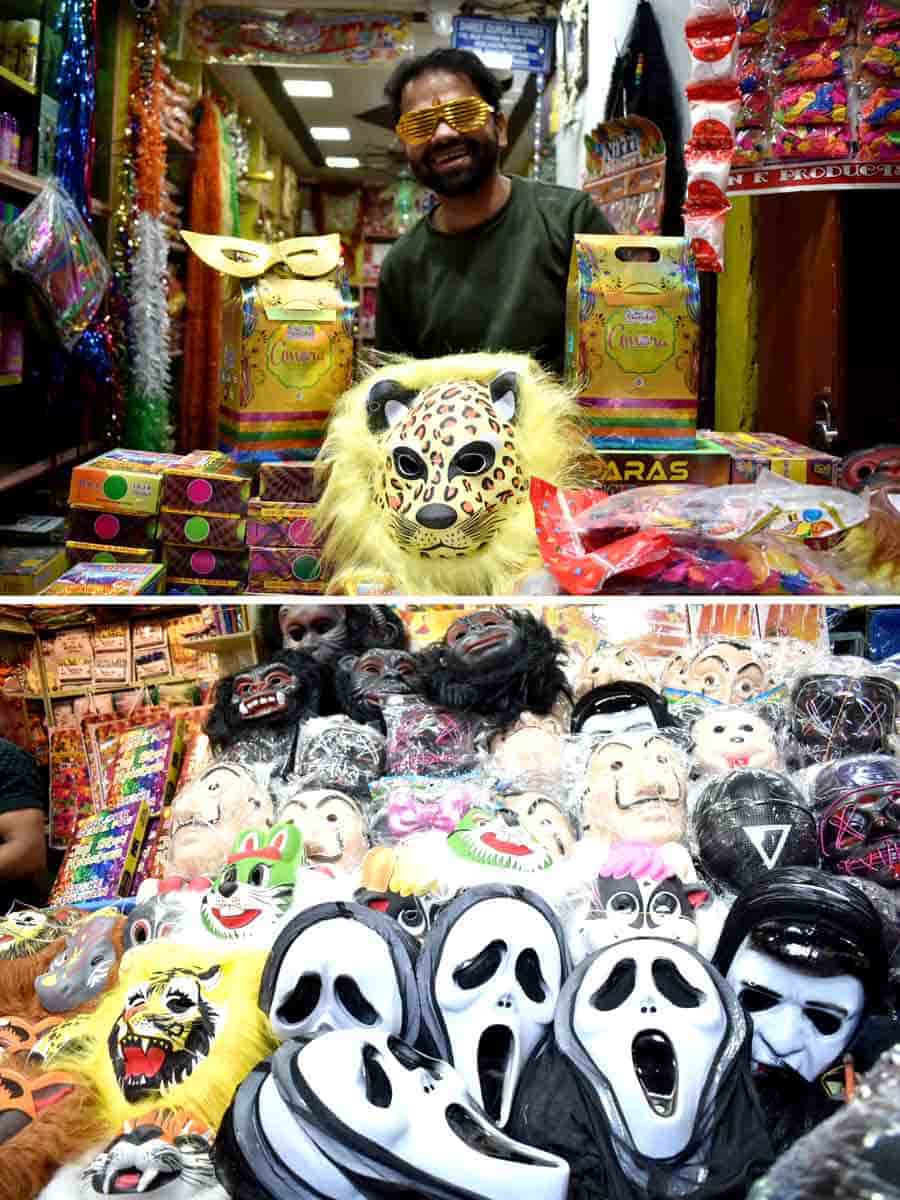 The superhero masks are high on every child’s wish list, while the rest too have a decent demand. The price is between Rs 30 and Rs 90 per piece