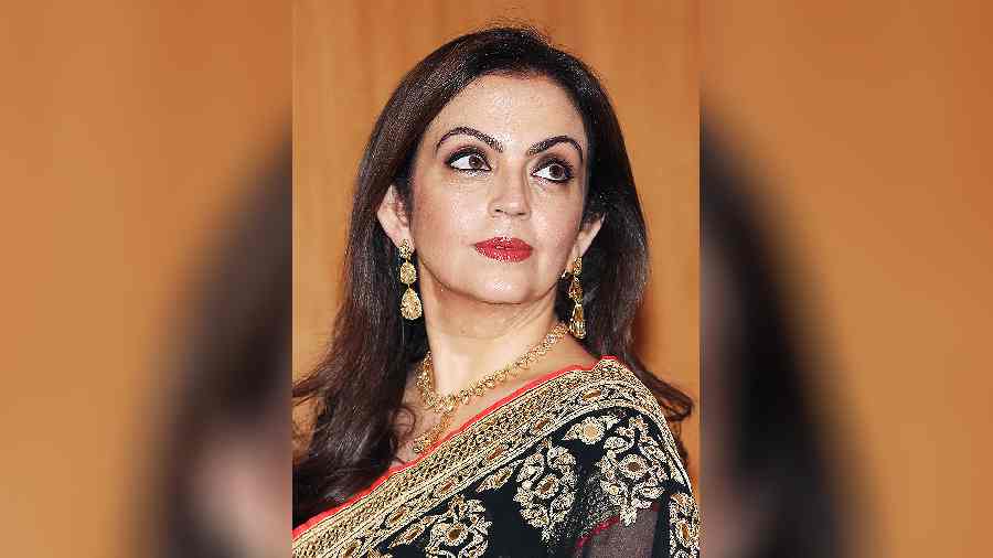 Nita Ambani: A true inspiration, someone who leads by example, and excels in everything she does, whether it is sports, social empowerment, philanthropy or education. She is someone who pays great attention to detail and combines her vision with her passion for excellence and her compassion. She acquires in-depth knowledge of every subject she is involved with and masters it.