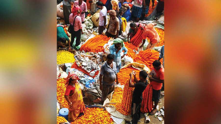 Over a hundred years old, the Mallick Ghat Flower Market is one of Asia's largest