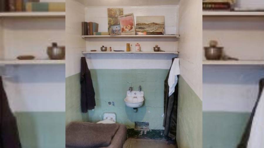 What it could have looked like inside one of the prison cells of Alcatraz Federal Penitentiary