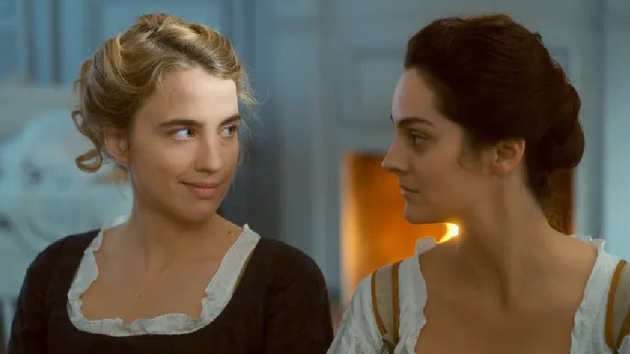 Portrait of a Lady on Fire (2019), directed by Céline Sciamma, is an 18th century romance which delves into the relationship formed between an artist and her muse. The story rightfully deals with female gaze and also tactfully portrays how liberated women can be in a world without men.  