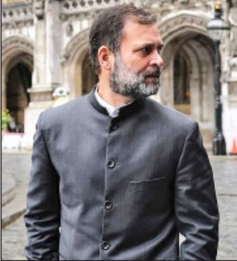 Rahul Gandhi at the Chatham House in London on Monday