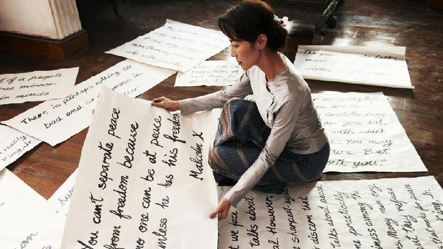 Yeoh was a dead ringer for Aung San Suu Kyi in 'The Lady'
