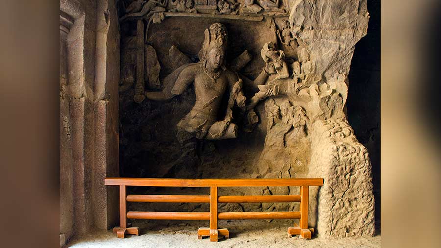Shiva slaying Andhakasura