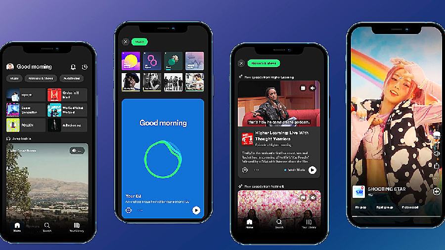 The new Spotify feed