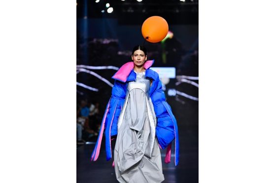Showcased alongside some of India’s leading designers, 32 students from Pearl Academy campuses across the country displayed their thought-provoking collections rooted in the theme "Heart to Earth."