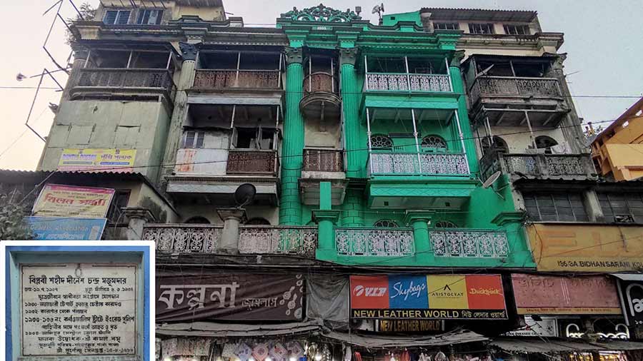 The house at 136 Cornwallis Street, from where revolutionary Dinesh Chandra Majumder was arrested 