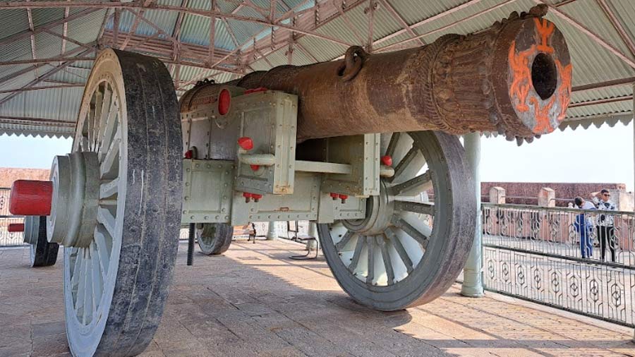The cannon at Jaigargh fort, Rajasthan