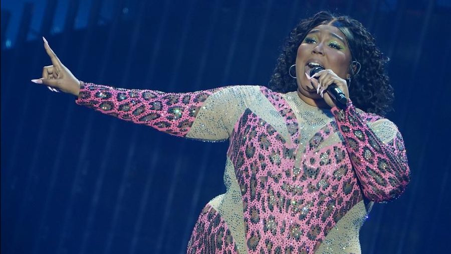 The 34-year-old unabashedly wears skin-tight glitter onesies, and celebrates her curvy figure on stage during her performances and in the media. 