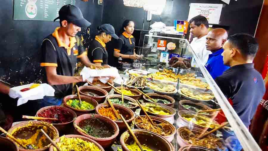 The spread at Curry Pot