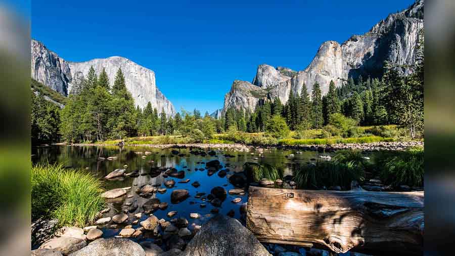 Yosemite is spread over 3,000 sq. kms in northern California 