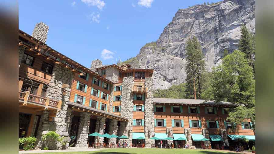 The Ahwahnee Hotel, a local institution that dates back to the 1920s 
