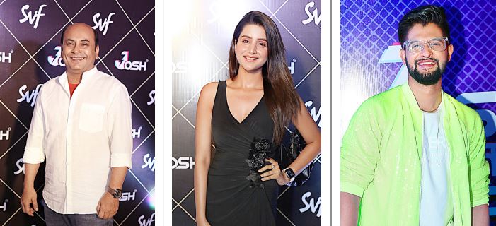 (From left) Anirban, Debchandrima and Neel