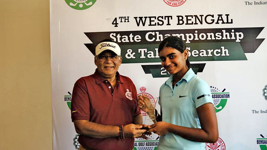 Anaahat Bindra finished with a commanding lead in the ladies’ division