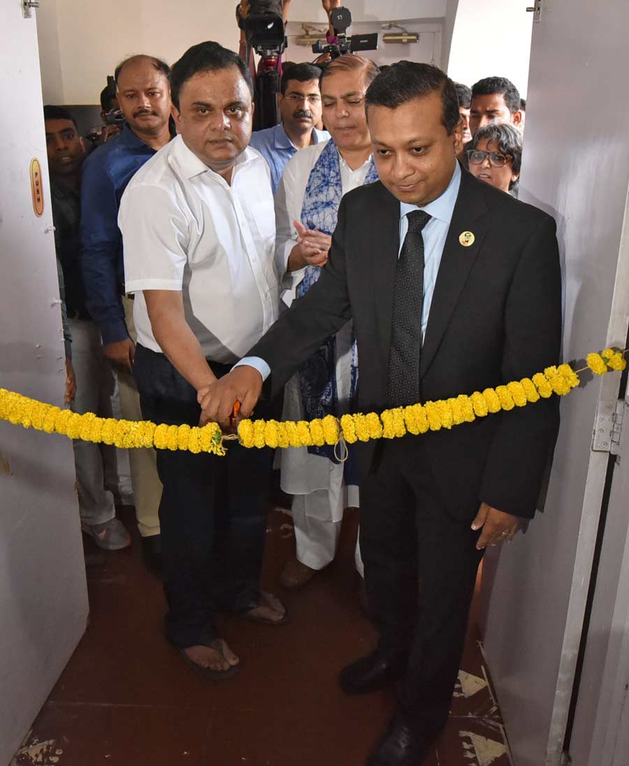 The Bhasha Mela Exhibition, 2023 was inaugurated by minister for Higher Education and School education, government of West Bengal, Bratya Basu, and Andalib Elias, deputy high commissioner, Bangladesh at Rabindra Tirtha, on Saturday