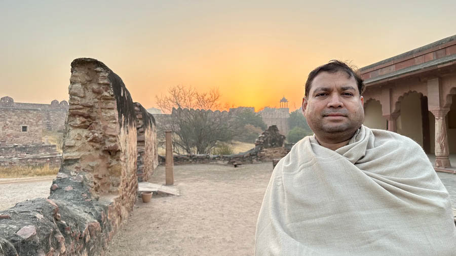 The author at Nagaur fort 