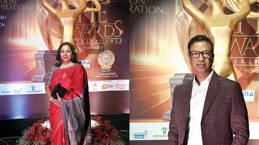 (l-r) Shikha Sayal, Namit Bajoria