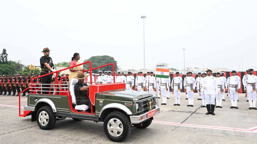 Murmu is also likely to go to Santiniketan in Birbhum district to grace the annual convocation of Visva-Bharati, a central university. 