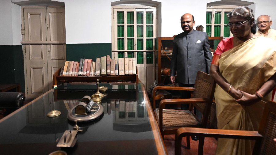 Murmu will be felicitated by the West Bengal government at a programme at the Netaji Indoor Stadium where the governor and the chief minister will be present.