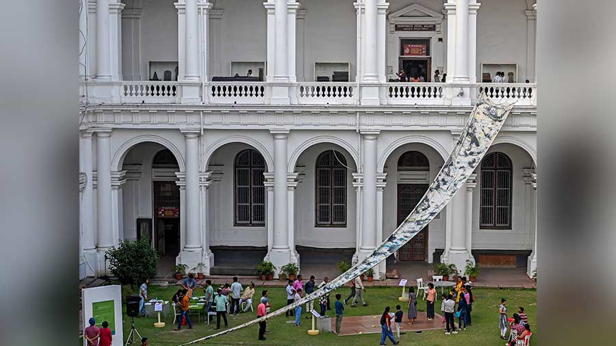 DAG Museum organised Playfair, an interactive art fair on the grounds of the Indian Museum  