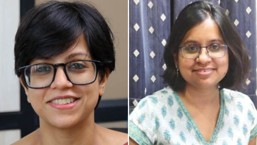 Dr Supurna Banerjee and Dr Anwesha Sengupta, assistant professors at the Institute of Development Studies Kolkata