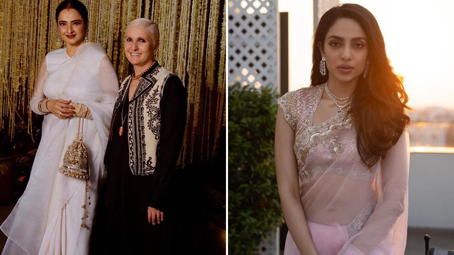 Rekha | Maria Grazia Chiuri With Rekha To Sobhita Dhulipala’s Stunning ...