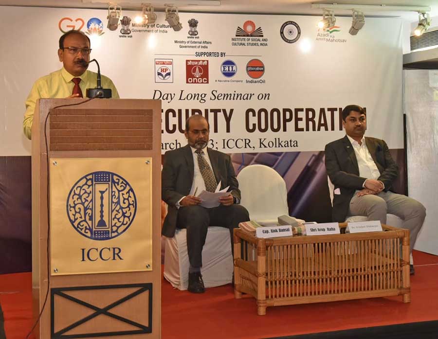 On March 31 at the RTC, ICCR, Institute of Social and Cultural Studies hosted a day-long Seminar - BIMSTEC Security Cooperation where distinguished speakers from the BIMSTEC nations deliberated on how sub- regional platform like BIMSTEC can address key non-traditional security issues like counter-terrorism, cyber and energy security, disaster management  