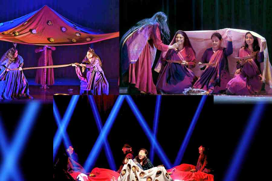 Glimpses of the play staged at ICCR on April 18
