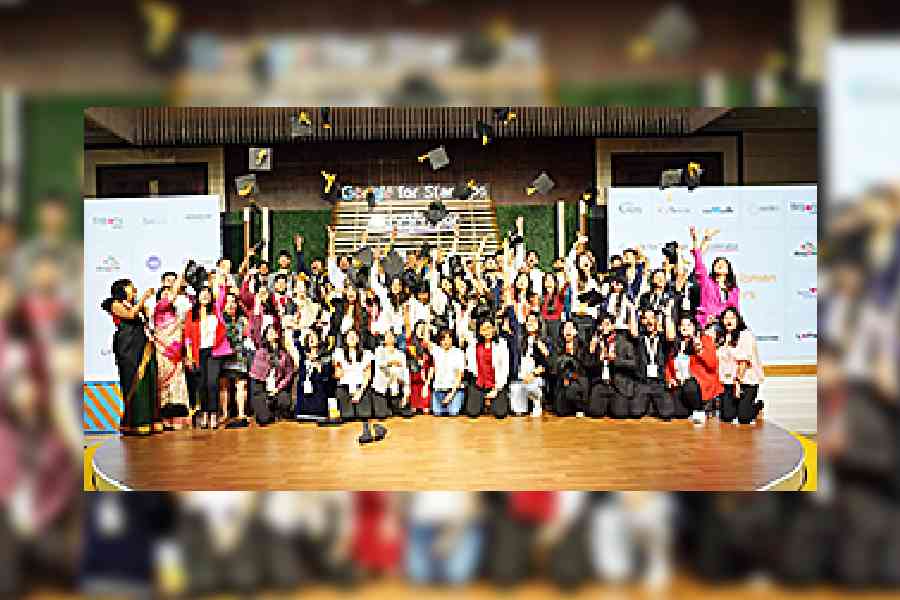 Graduates of the first cohort of the Google For Startups Accelerator for Indian Women Founders, with their programme mentors and investors