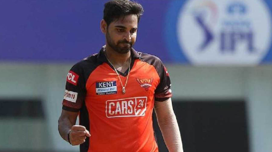Bhuvneshwar Kumar will be tasked with keeping the KKR openers quiet, especially the in-form Jason Roy