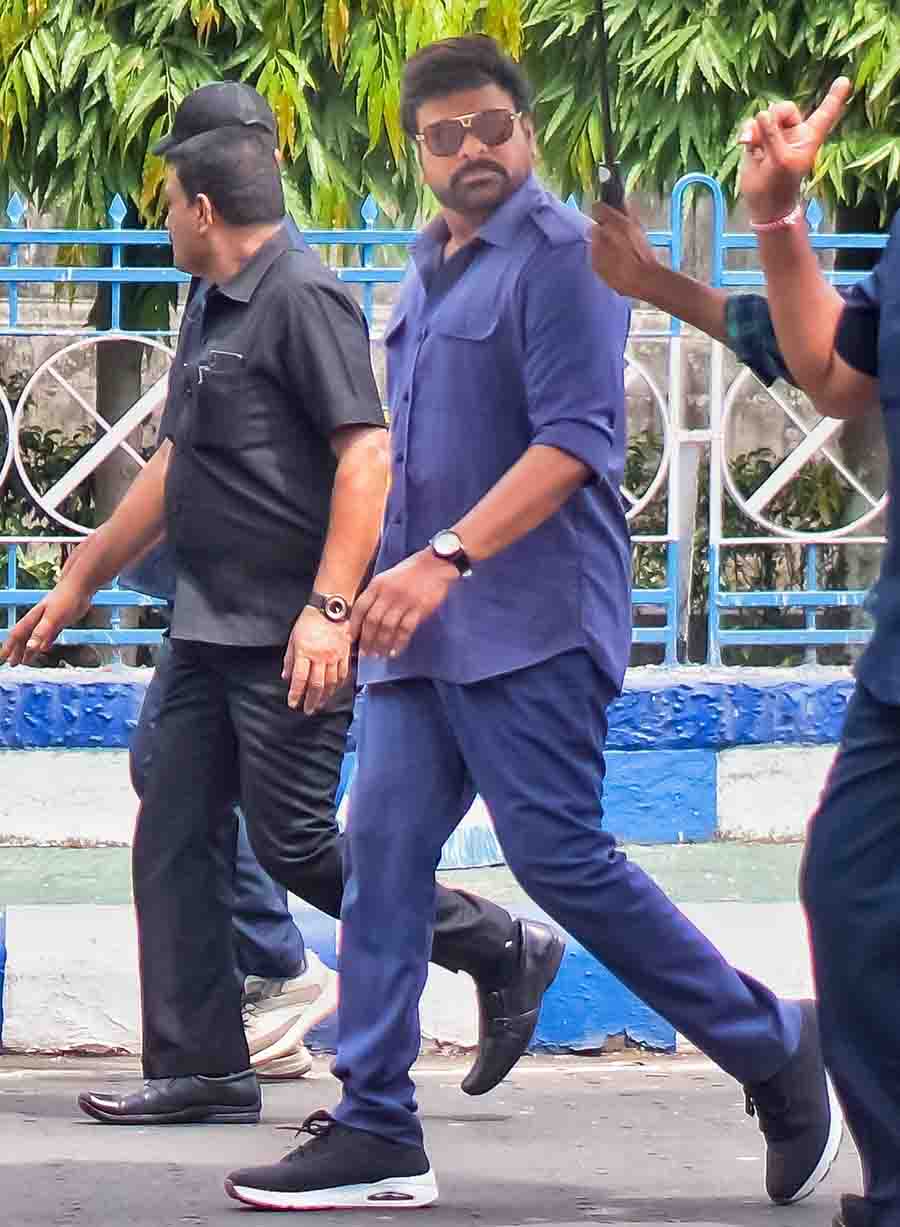 The actor had last shot in Kolkata for his 1998 action-thriller Choodalani Vundi. 