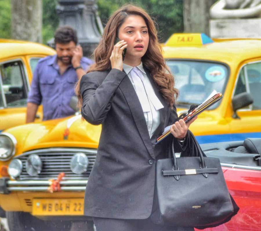 Tamannaah Bhatia plays the role of a lawyer and Chiranjeevi’s love interest in the film. 