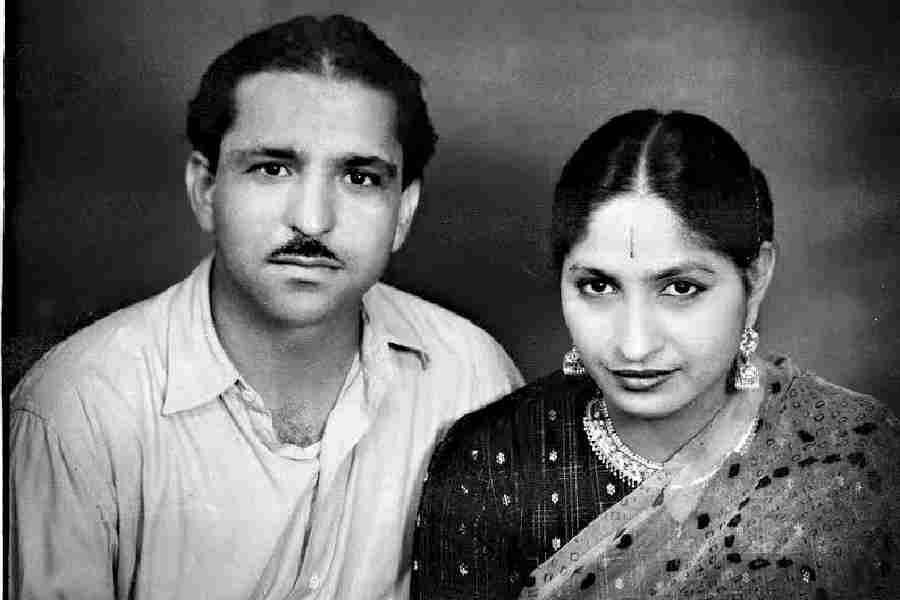 Aanchal’s grandparents, who met in Kingsway Camp, Delhi