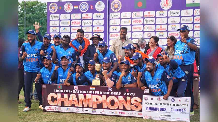 The Indian team remained unbeaten in their journey to the title