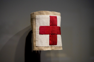 Red Cross armband. Paris, France