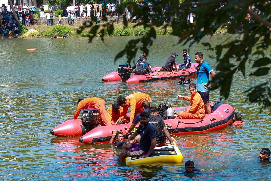 National Disaster Response Force (NDRF) and Indian Coast Guard teams are at the spot and a search operation for the missing persons is underway, the officials said.