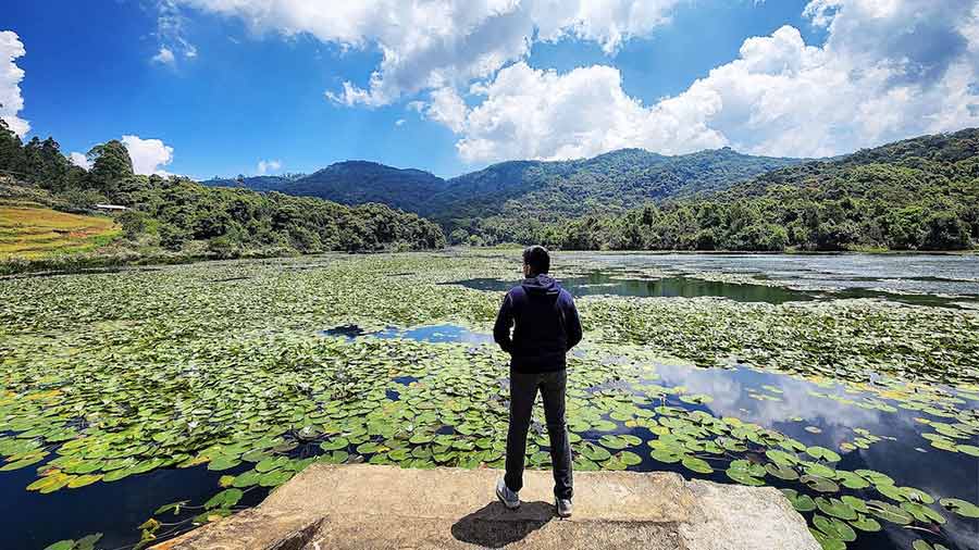 The author at Kookal lake  