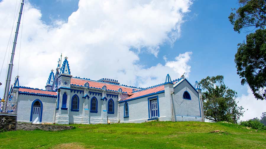 Some of Kodaikanal’s churches are steeped in history, including (above) La Saleth Church