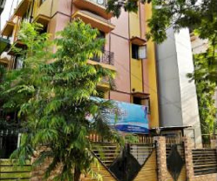 The four-storeyed building in Kasba where the accident happened