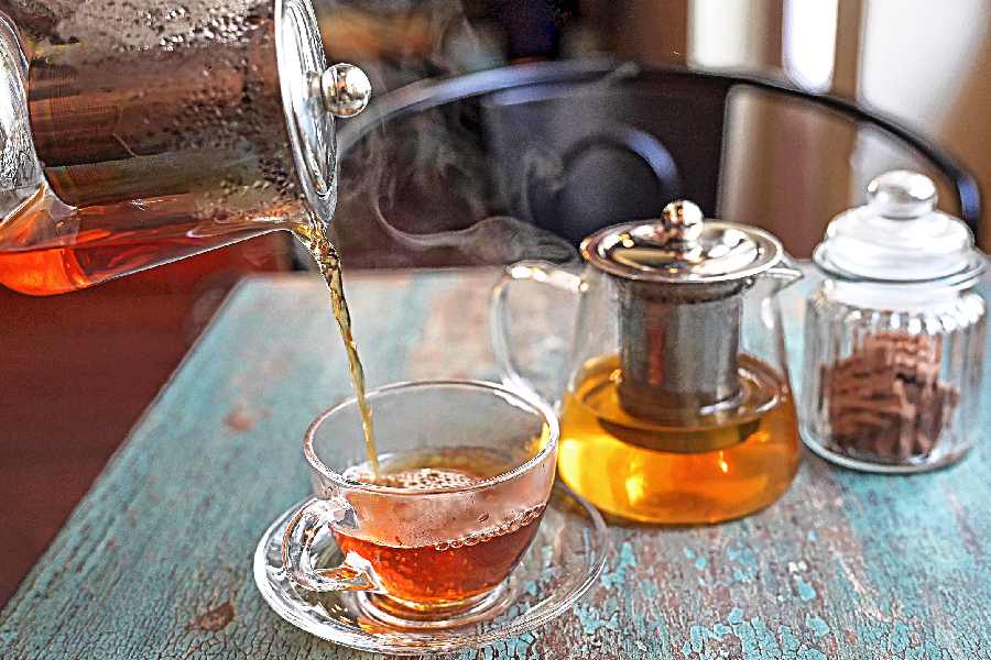 Try their wine-flavoured tea, which is a premium quality non-alcoholic tea, with antioxidants, and Kashmiri Kahwa made with premium green tea mixed with spices, Kashmiri rose and saffron.