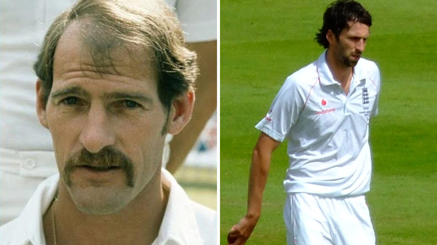 Cricketers  Clive Rice and  (right) Graham Onions
