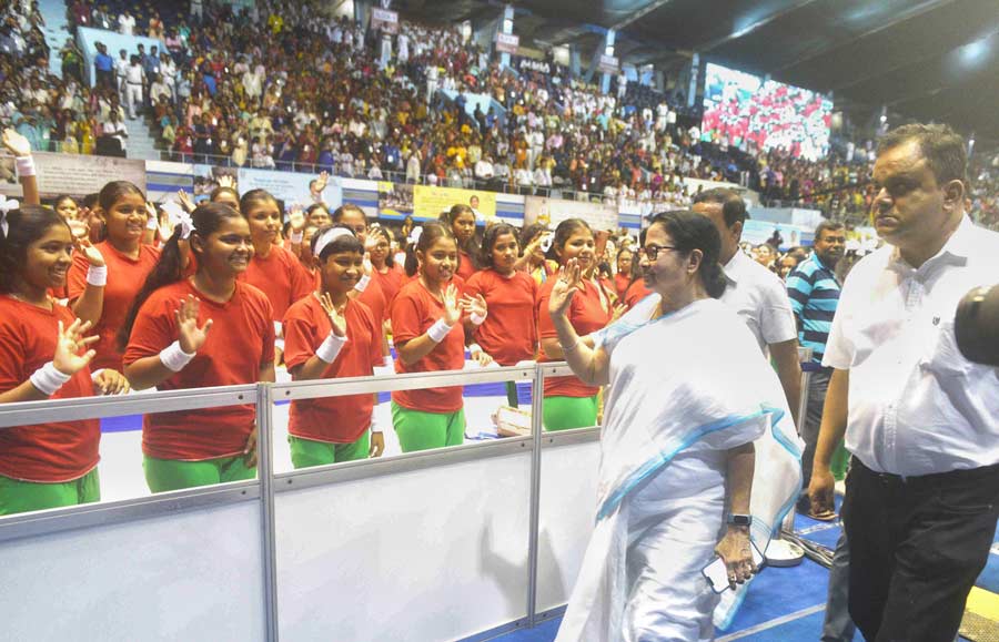 Tracing back to the days of 1849 when the school came into existence, she said "You charted the path of women's emancipation in those days. Over the years, your pupils had made their mark and excelled in every field being the true embodiment of Nari Shakti, Matri Shakti' (women empowerment). To this date, Bethune School is performing the same role. The teachers of this school are imparting knowledge related to wisdom, unity, amity, compassion, and humanity to make our daughters multifaceted - excelling in various fields." The chief minister said it was Bengal which had pioneered women's emancipation