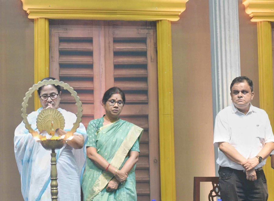 The students, ex-students, teachers and staff members of the school celebrated the milestone with dance, music, recitation and drama. Shashi Panja, cabinet minister for Department of Women and Child Development and Social Welfare for West Bengal government, and Bratya Basu, minister of education, was present at the event